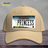 Princess Montana State Novelty License Plate Hat Cotton / Khaki