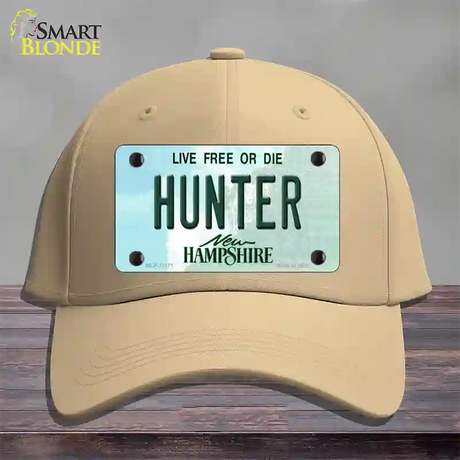 Hunter New Hampshire State Novelty License Plate Hat Cotton / Khaki