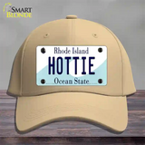 Hottie Rhode Island State Novelty License Plate Hat Cotton / Khaki