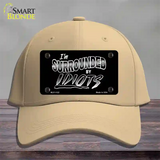 Im Surrounded By Idiots Novelty License Plate Hat Cotton / Khaki