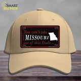 Missouri Dude Novelty License Plate Hat Cotton / Khaki