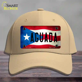 Aguada Puerto Rico Flag Novelty License Plate Hat Cotton / Khaki