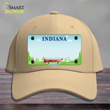 Indiana Recycle State Blank Novelty License Plate Hat Cotton / Khaki