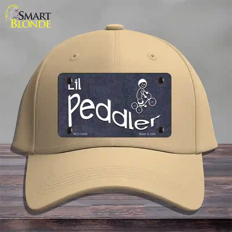 Lil Peddler Novelty License Plate Hat Cotton / Khaki