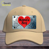 Mamas Boy Novelty License Plate Hat Cotton / Khaki