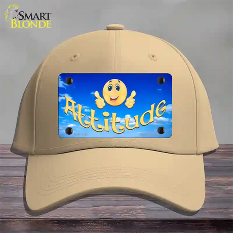 Attitude Novelty License Plate Hat Cotton / Khaki