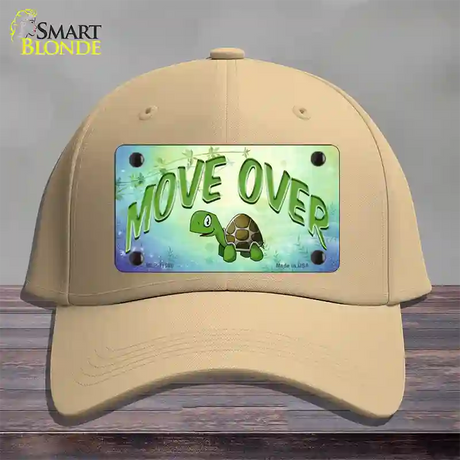 Move Over Novelty License Plate Hat Cotton / Khaki