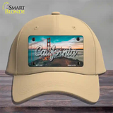 California Golden Gate Bridge State Novelty License Plate Hat Cotton / Khaki