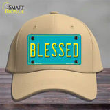 Blessed Novelty License Plate Hat Cotton / Khaki