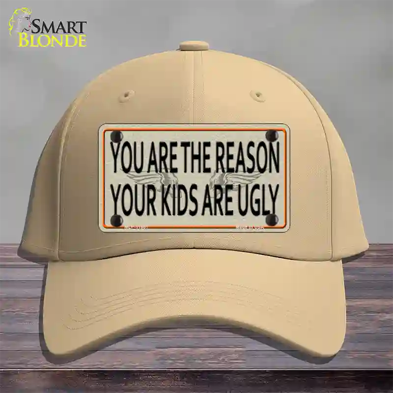 You Are The Reason Novelty License Plate Hat Cotton / Khaki