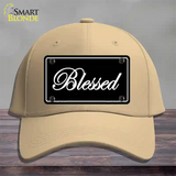 Blessed Black Novelty License Plate Hat Cotton / Khaki