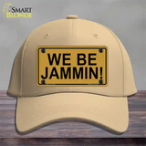 We Be Jammin Novelty License Plate Hat Cotton / Khaki