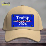 President Trump 2024 Novelty License Plate Hat Cotton / Khaki