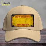 New Mexico Rusty Blank Novelty License Plate Hat Cotton / Khaki