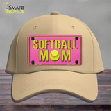 Softball Mom Novelty License Plate Hat Cotton / Khaki