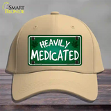 Heavily Medicated Novelty License Plate Hat Cotton / Khaki