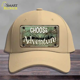 Choose Adventure Novelty License Plate Hat Cotton / Khaki