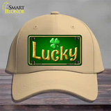 Lucky Irish Novelty License Plate Hat Cotton / Khaki