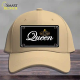 Queen Novelty License Plate Hat Cotton / Khaki