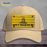 Dont Tread On Me Novelty License Plate Hat Cotton / Khaki