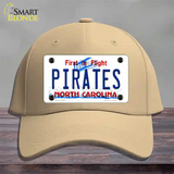 Pirates North Carolina Novelty License Plate Hat Cotton / Khaki