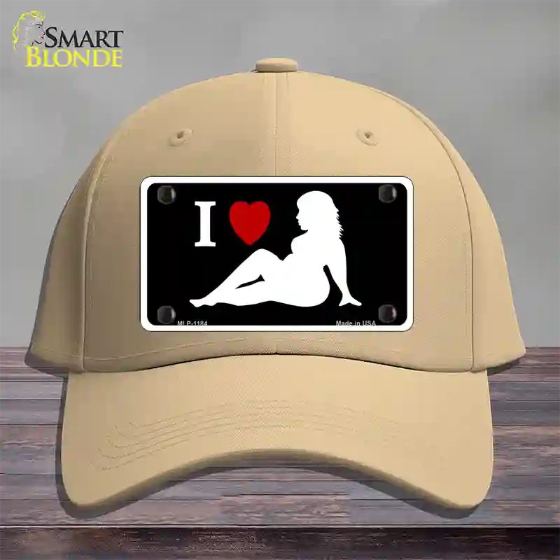 Full Figured Women Novelty License Plate Hat Cotton / Khaki