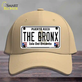 The Bronx Puerto Rico Novelty License Plate Hat Cotton / Khaki