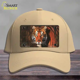 Tiger Novelty License Plate Hat Cotton / Khaki