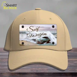 Surf Wagon Novelty License Plate Hat Cotton / Khaki