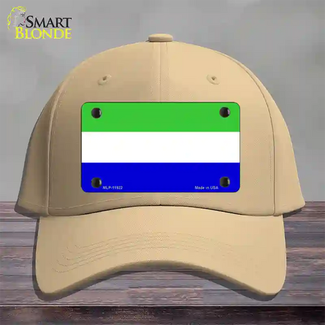 Galapagos Island Flag Novelty License Plate Hat Cotton / Khaki