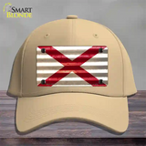 Alabama Corrugated Flag Novelty License Plate Hat Cotton / Khaki