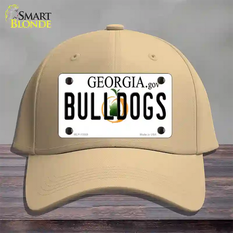 Georgia Bulldogs Novelty License Plate Hat Cotton / Khaki