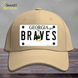 Georgia Braves Novelty License Plate Hat Cotton / Khaki