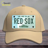 Red Sox New Hampshire State Novelty License Plate Hat Cotton / Khaki