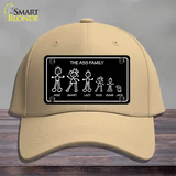 The Ass Family Novelty License Plate Hat Cotton / Khaki