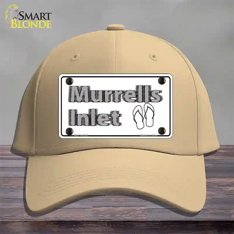 Murrells Inlet SC Novelty License Plate Hat Cotton / Khaki