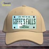 Goffes Falls New Hampshire Novelty License Plate Hat Cotton / Khaki