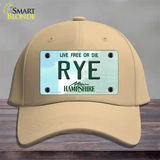 Rye New Hampshire Novelty License Plate Hat Cotton / Khaki