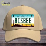 Bisbee Arizona Novelty License Plate Hat Cotton / Khaki