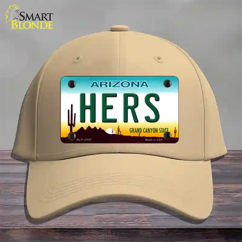 Hers Arizona Novelty License Plate Hat Cotton / Khaki