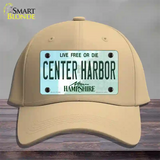 Center Harbor New Hampshire Novelty License Plate Hat Cotton / Khaki