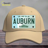 Auburn New Hampshire Novelty License Plate Hat Cotton / Khaki