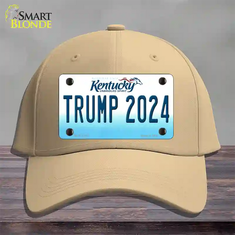 Trump 2024 Kentucky Novelty License Plate Hat Cotton / Khaki