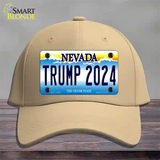 Trump 2024 Nevada Novelty License Plate Hat Cotton / Khaki