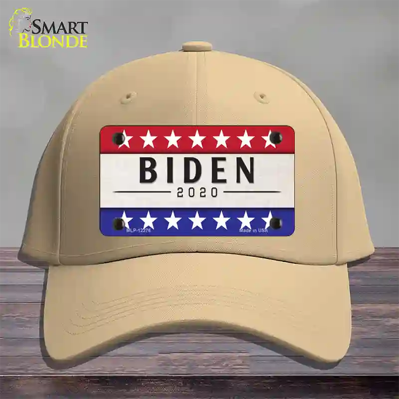 Joe Biden 2020 Novelty License Plate Hat Cotton / Khaki