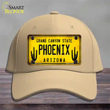 Arizona Phoenix Novelty License Plate Hat Cotton / Khaki