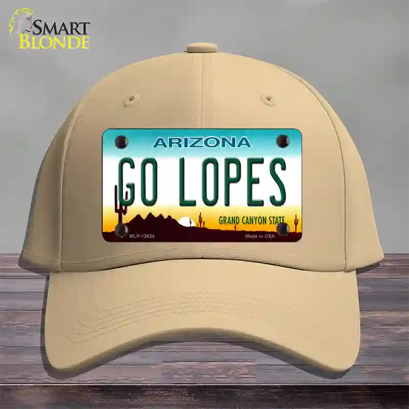 Go Lopes Novelty License Plate Hat Cotton / Khaki