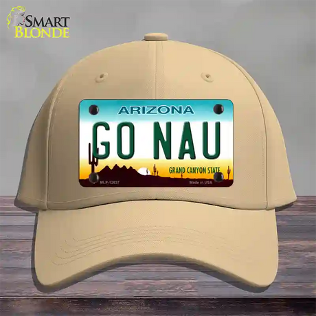 Go Northern Arizona Univ Novelty License Plate Hat Cotton / Khaki