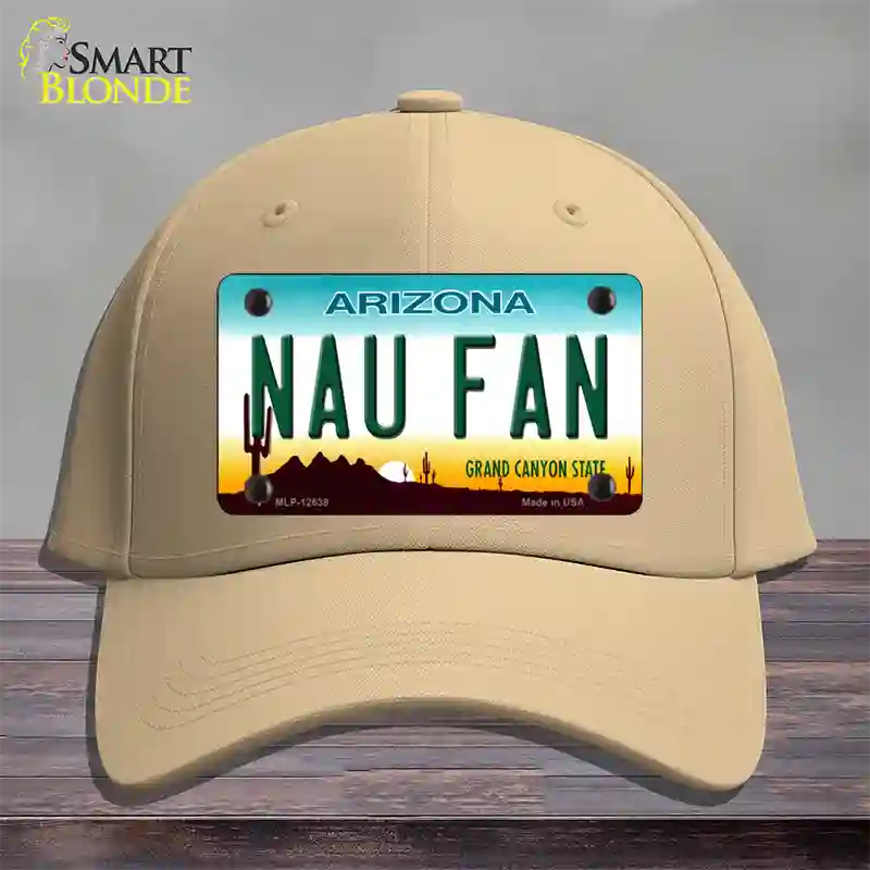 Northern Arizona Univ Fan Novelty License Plate Hat Cotton / Khaki