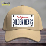 Golden Bears Novelty License Plate Hat Cotton / Khaki